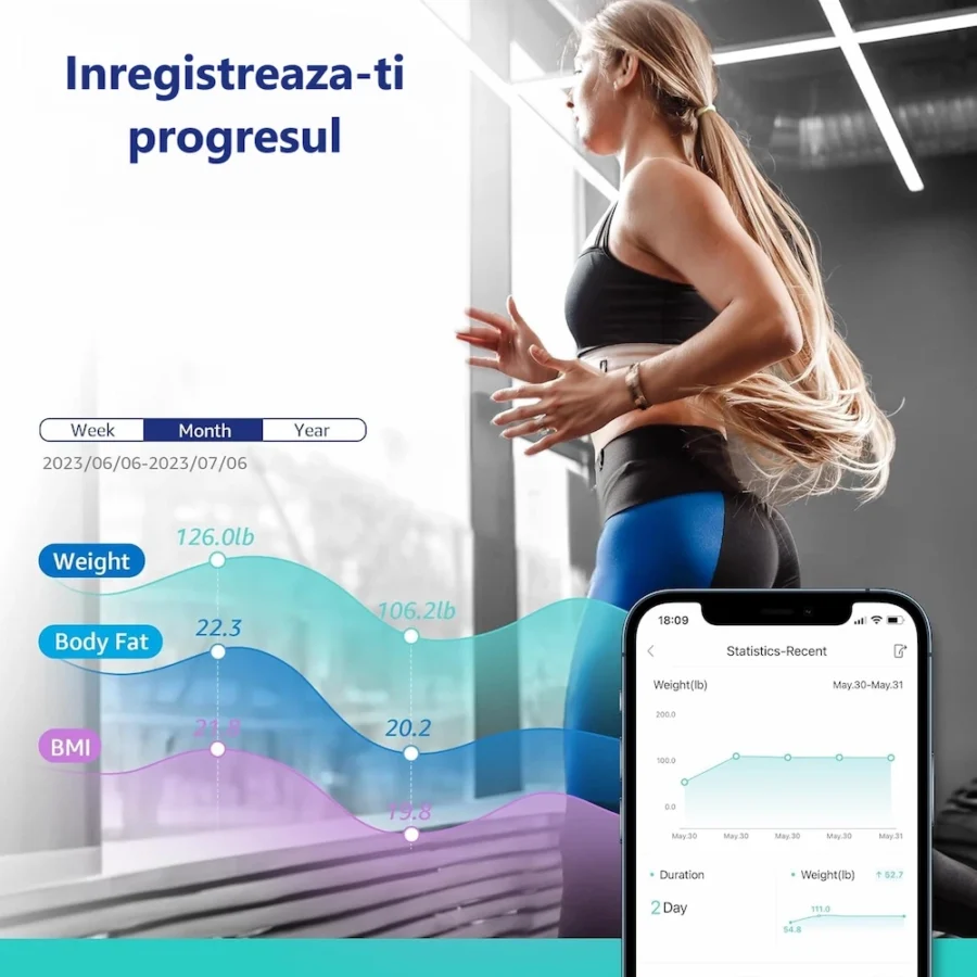 Cantar corporal smart FitVibe™ - imagine 4