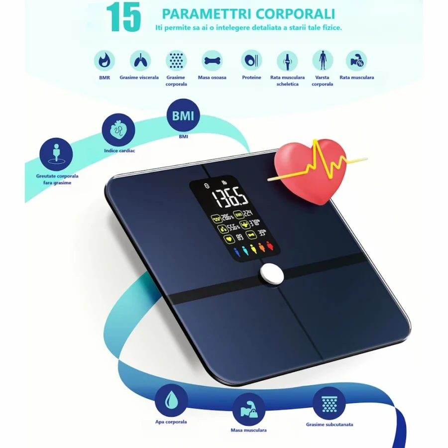 Cantar corporal smart FitVibe™ - imagine 3