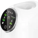 Detaliu panou de control pentru aparat de măști faciale – setări și indicatori