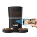 Hranitor Automat Smart 6L Pawty® Dual Bowl cu Camera