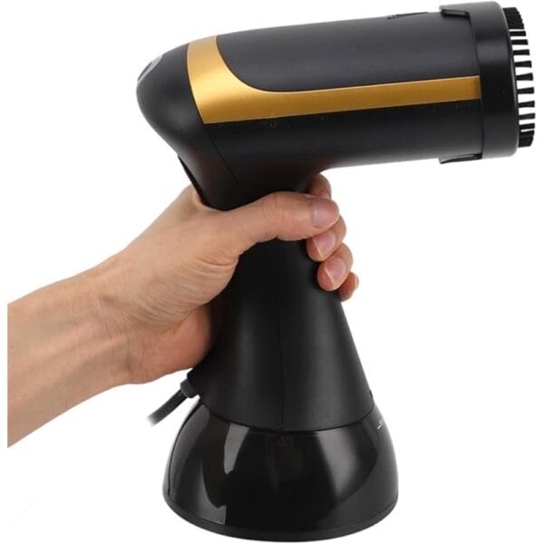 Fier de călcat Glissio cu cap de abur perforat din oțel inoxidabil, pentru o distribuție uniformă a aburului și netezire eficientă.