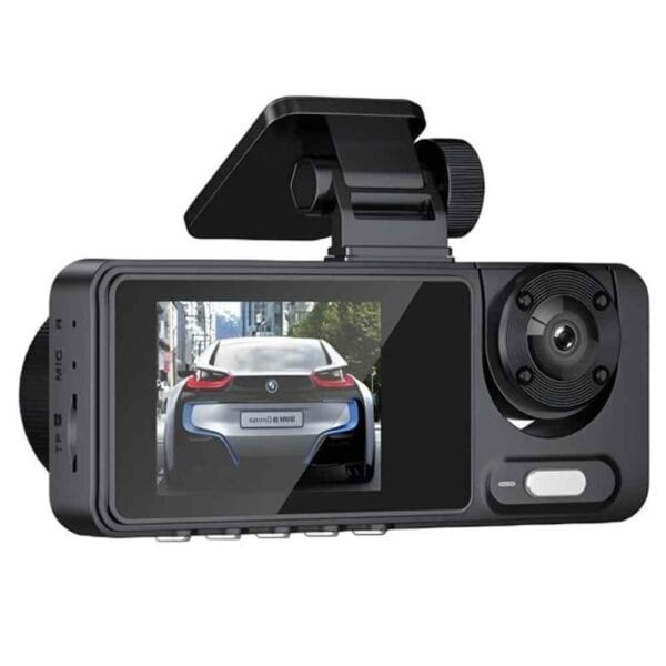camera auto 3 in 1 cu unitate principala pe parbriz si camera spate impermeabila pentru mers inapoi