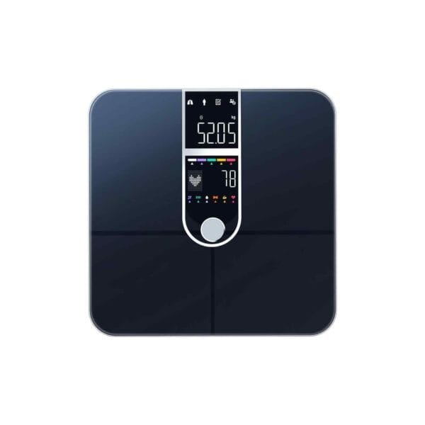 Cantar inteligent cu analiza corporala Bluetooth Fitvibe, afisaj principal mare cu greutate si indicatori colorati