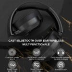 Casti gaming wireless Trevix multifuncționale, cu perne confortabile și cupe rotative la 90°