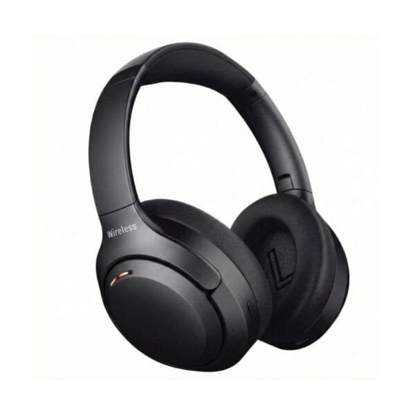 Căști wireless Trevix over-ear cu reducere activă a zgomotului, design ergonomic și pernițe confortabile pentru audiție îndelungată.
