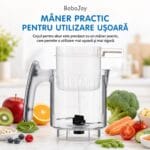 Coș pentru abur BoboJoy cu mâner practic pentru utilizare ușoară și sigură