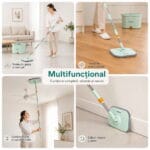 Mop multifuncțional Homettler pentru gresie, lemn, tavane, colțuri și plinte