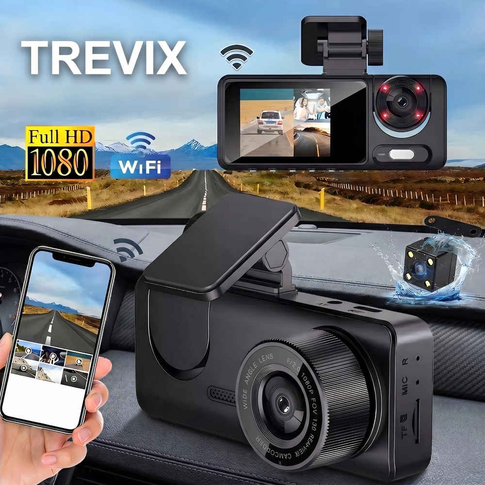trevix camera auto de bord dvr full hd 1080 wifi