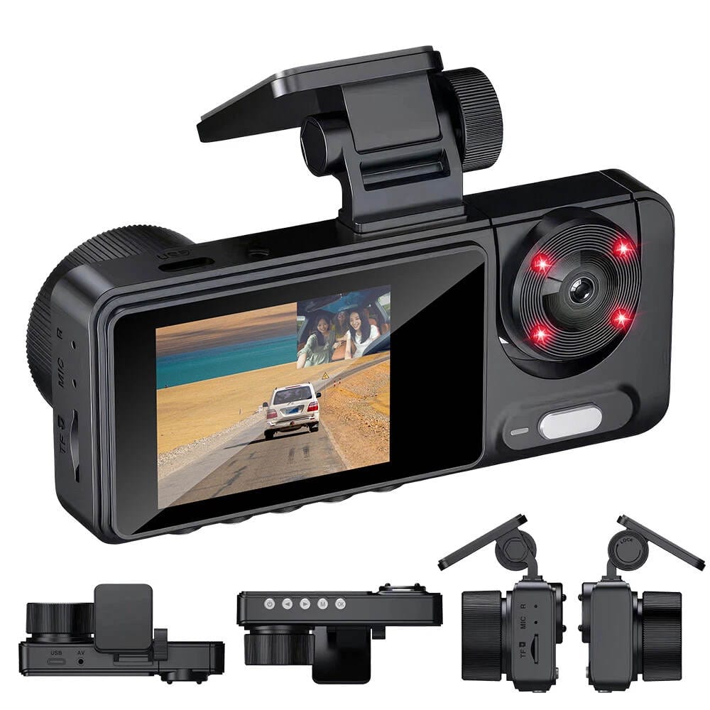 trevix camera auto de bord dvr vizualizare produs din mai multe unghiuri
